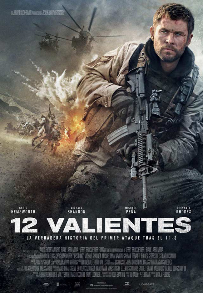 12 VALIENTES - 12 strong - 2018