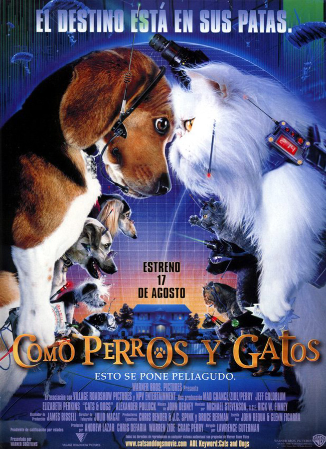 COMO PERROS Y GATOS - Cats & Dogs - 2001