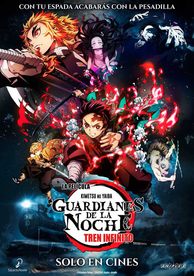 GUARDIANES DE LA NOCHE, TREN INFINITO - Kimetsu no yaiba, Mugen Ressha Hen - 2020