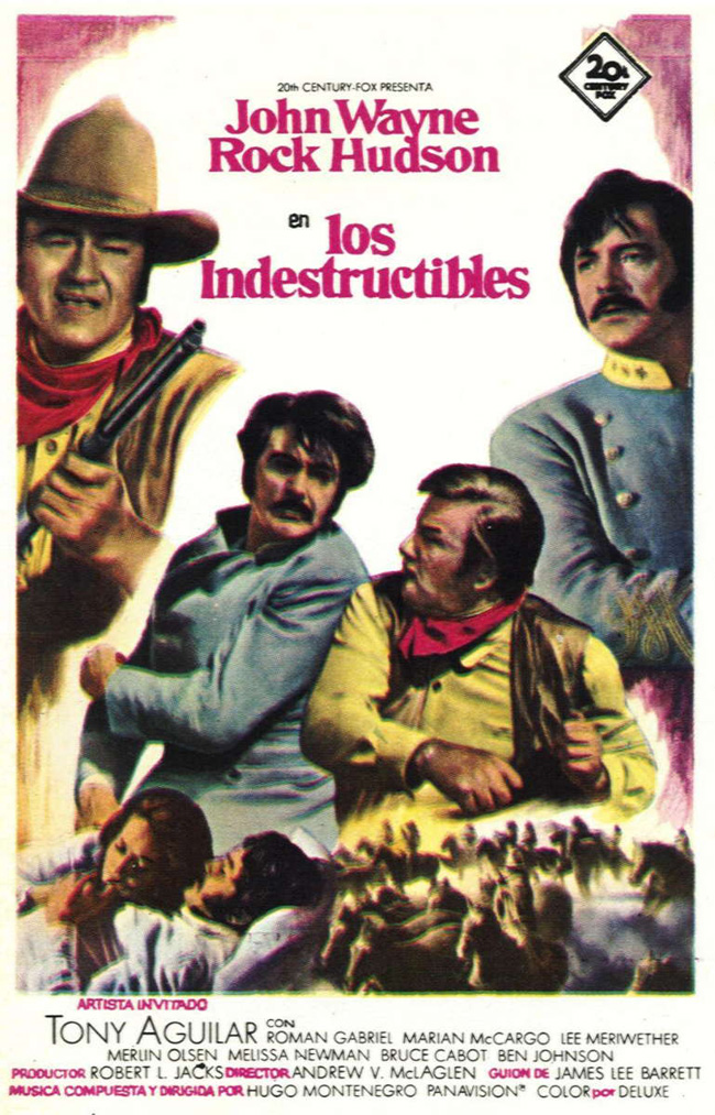 LOS INDESTRUCTIBLES - The Undefeated - 1969