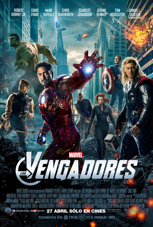 LOS VENGADORES - The Avengers - 2012