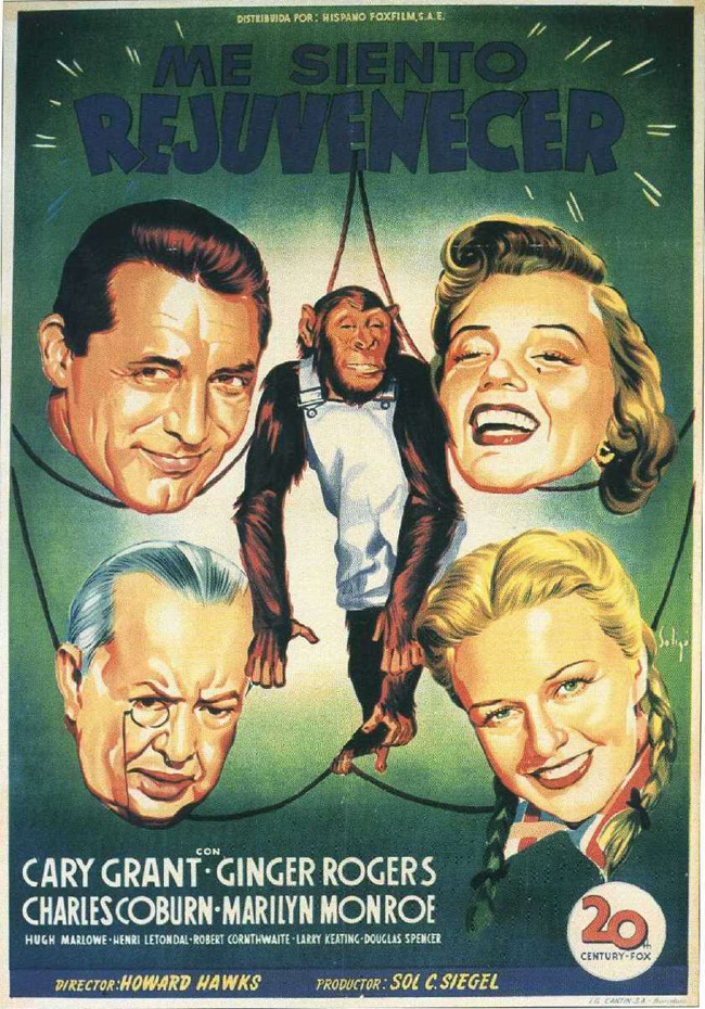 ME SIENTO REJUVENECER - Monkey Business - 1952
