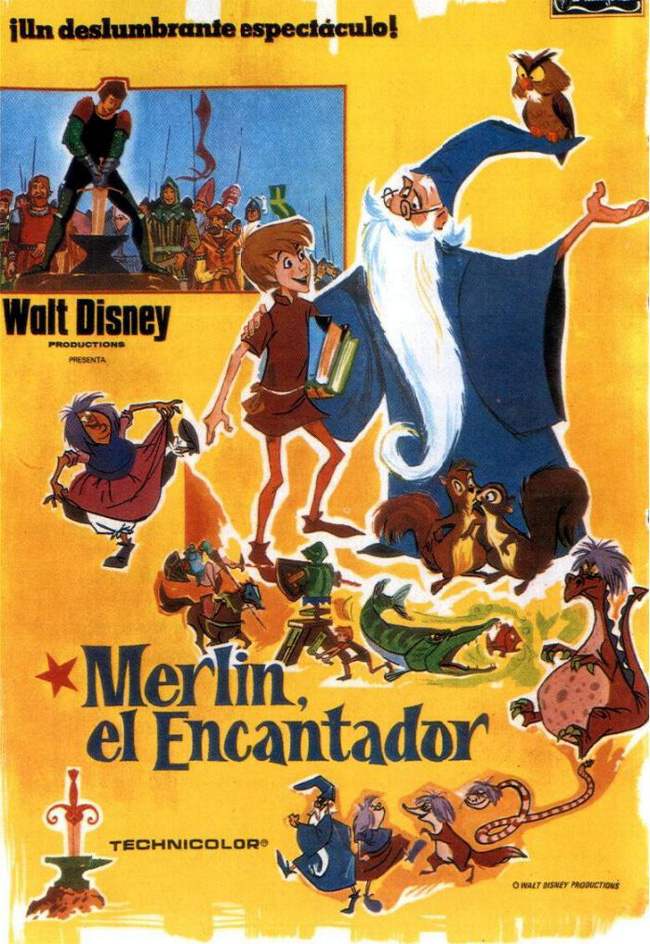 MERLIN EL ENCANTADOR - The sword in the stone - 1963