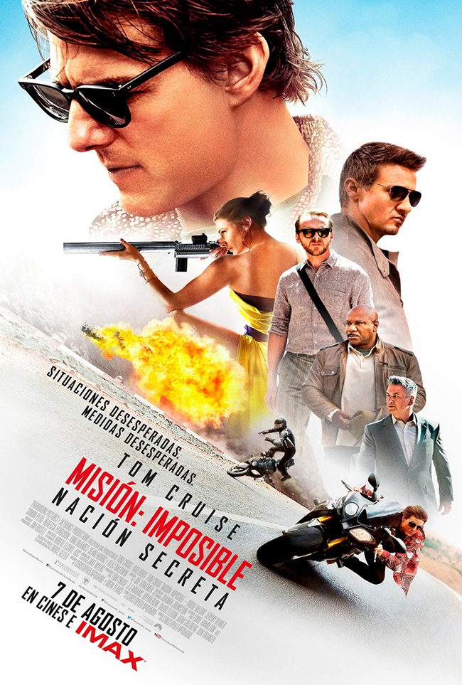 MISION IMPOSIBLE 5, NACION SECRETA - Mission Impossible, Rogue Nation - 2015