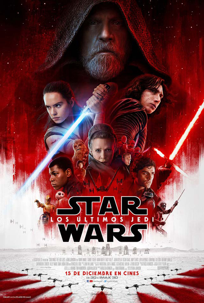 STAR WARS 8 - LOS ULTIMOS JEDI - Star Wars, Episode VIII - The Last Jedi - 2017