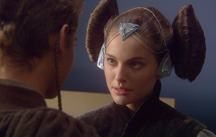 Natalie Portman - en Star Wars II - 2002