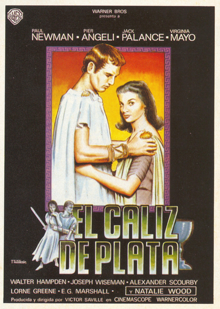 1954 - EL CALIZ DE PLATA - The Silver Chalice - 1954