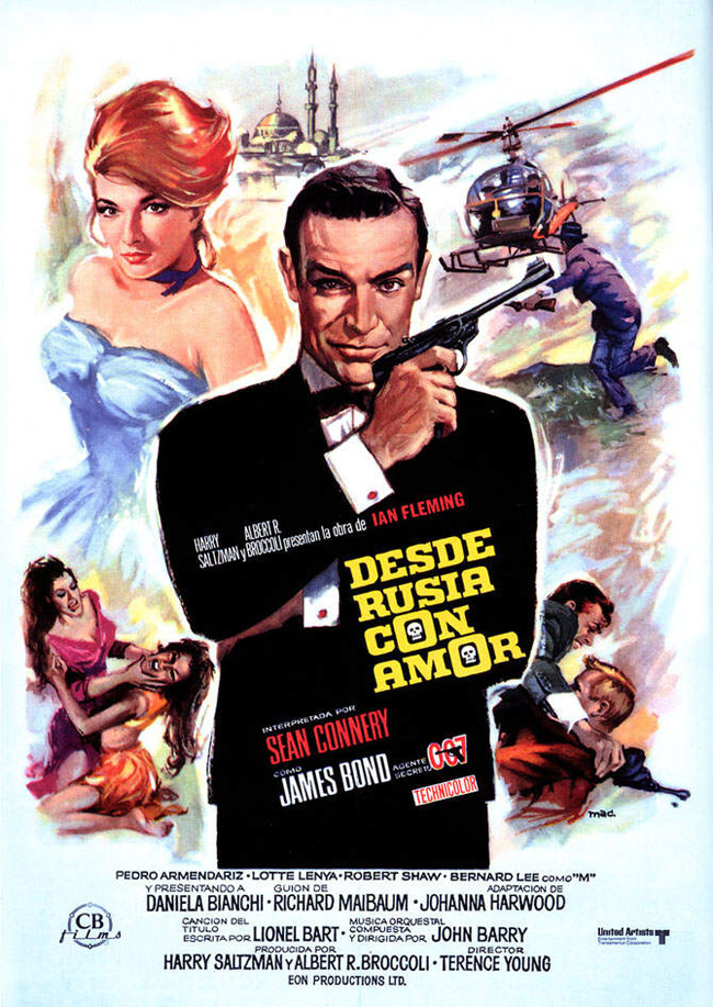 007 1963 DESDE RUSIA CON AMOR - 007 From Russia with Love - 1963