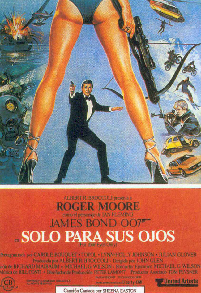 007 1981 SOLO PARA SUS OJOS - 007 For Your Eyes Only - 1981