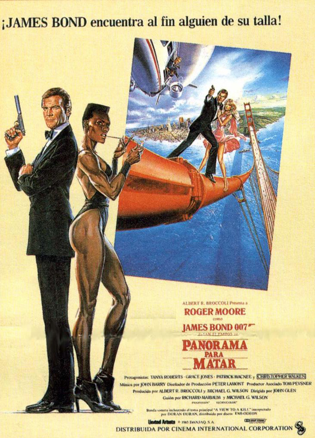 007 1985 PANORAMA PARA MATAR -007 A view to kill - 1985