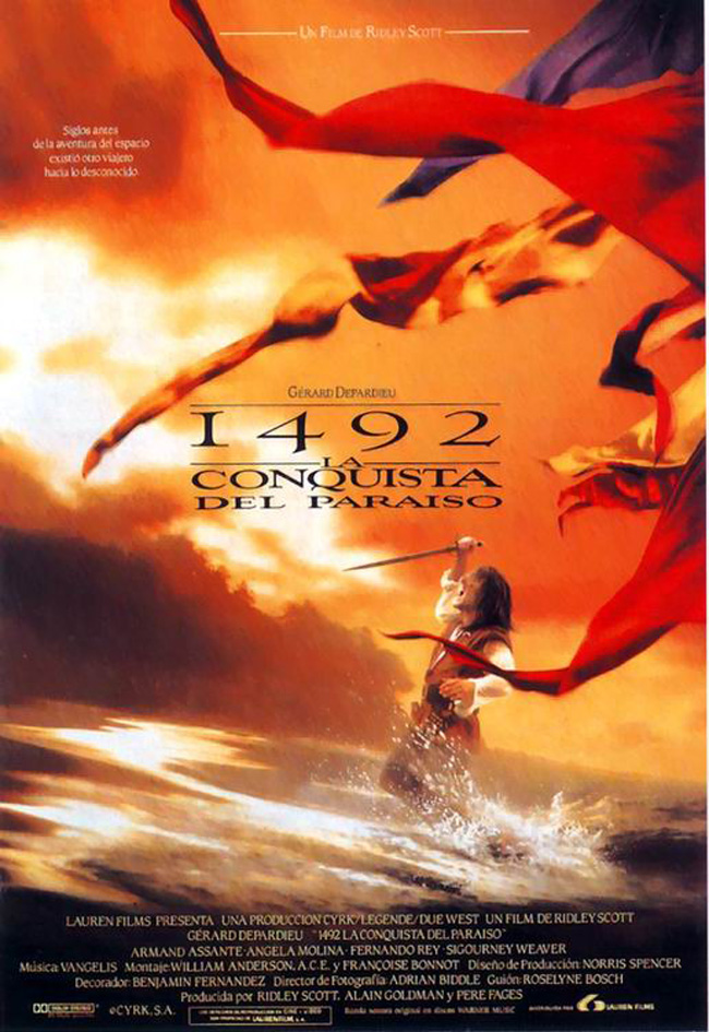 1492 LA CONQUISTA DEL PARAISO - 1492 the conquest of paradise - 1992