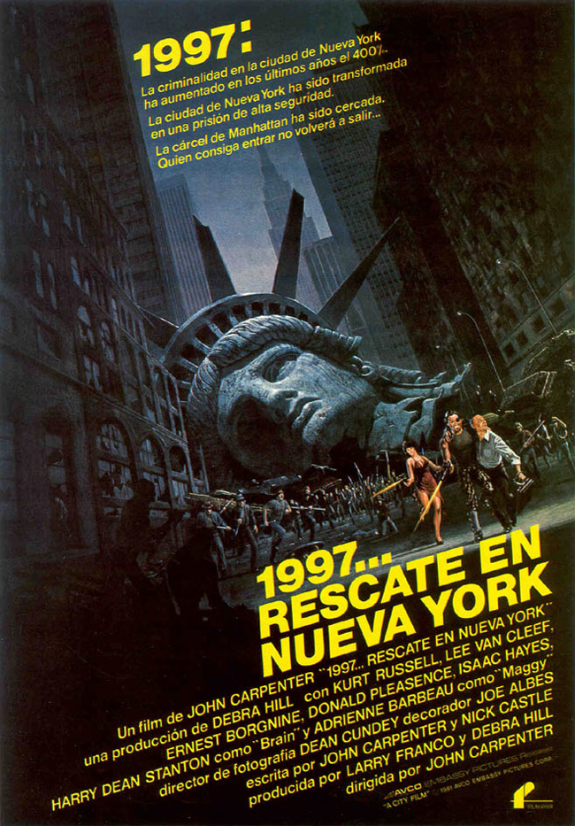 1997 RESCATE EN NUEVA YORK - Escape from New York - 1981