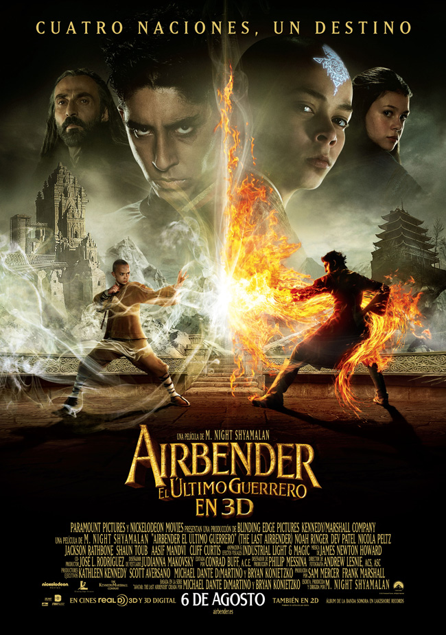 AIRBENDER, EL ULTIMO GUERRERO - The last Airbender -  2010