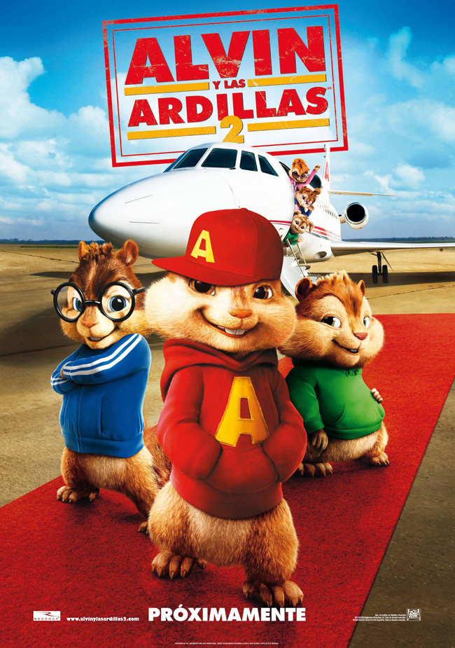 ALVIN Y LAS ARDILLAS 2 - Alvin and the Chipmunks, The squeakque - 2009
