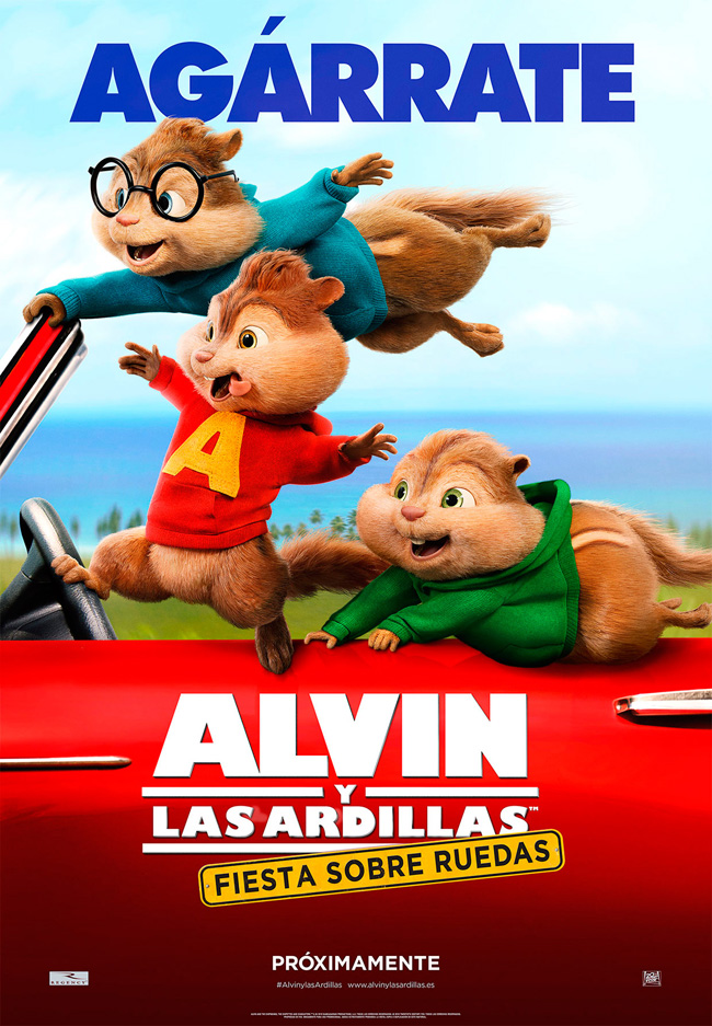 ALVIN Y LAS ARDILLAS, FIESTA SOBRE RUEDAS - Alvin And The Chipmunks, The Road Chip - 2015