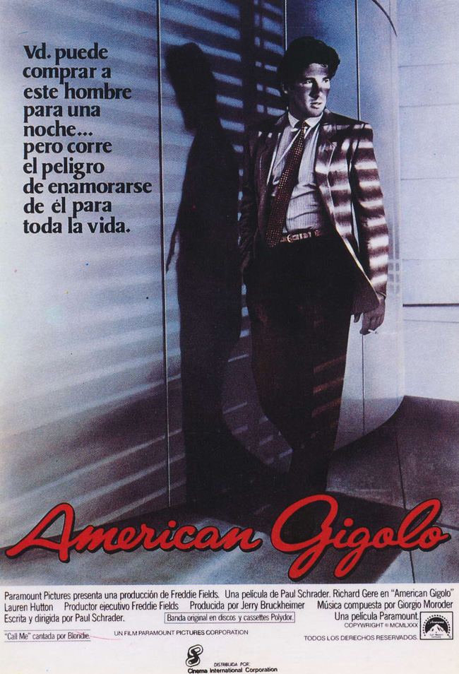 AMERICAN GIGOLO - 1980
