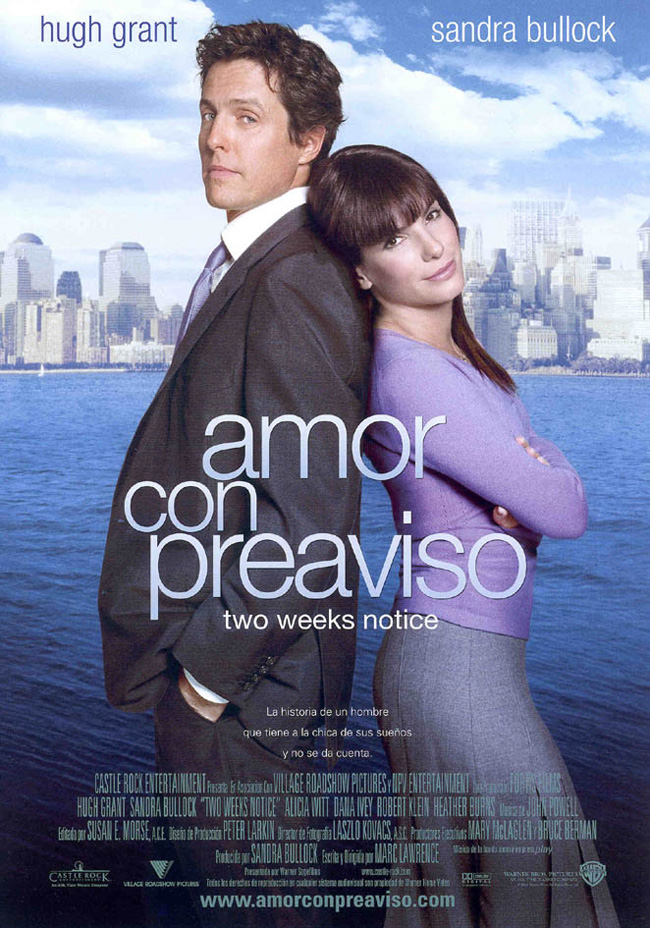 AMOR CON PREAVISO - Two Weeks Notice - 2002