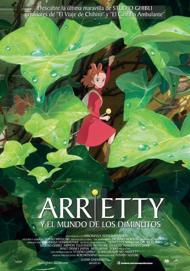 ARRIETTY Y EL MUNDO DE LOS DIMINUTOS - Karigurashi no Arrietty - 2010