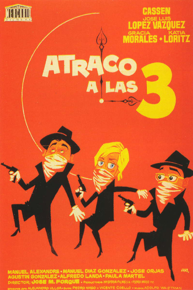 ATRACO A LAS TRES - 1962