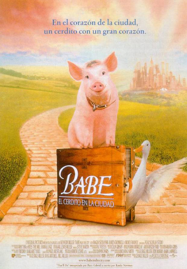 BABE EL CERDITO EN LA CIUDAD - Babe pig in the city - 1998