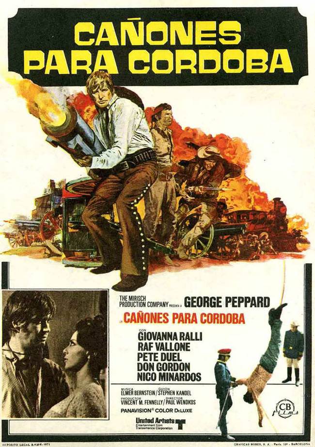CAÑONES PARA CORDOBA - Cannon For Cordoba - 1970