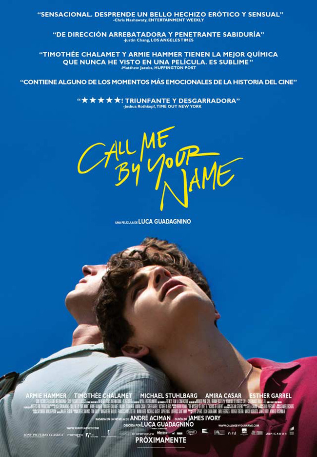 CALL ME BY YOUR NAME - 2017