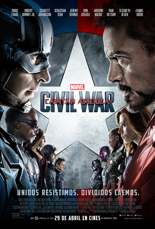 CAPITAN AMERICA, CIVIL WAR - Captain America, Civil War - 2016