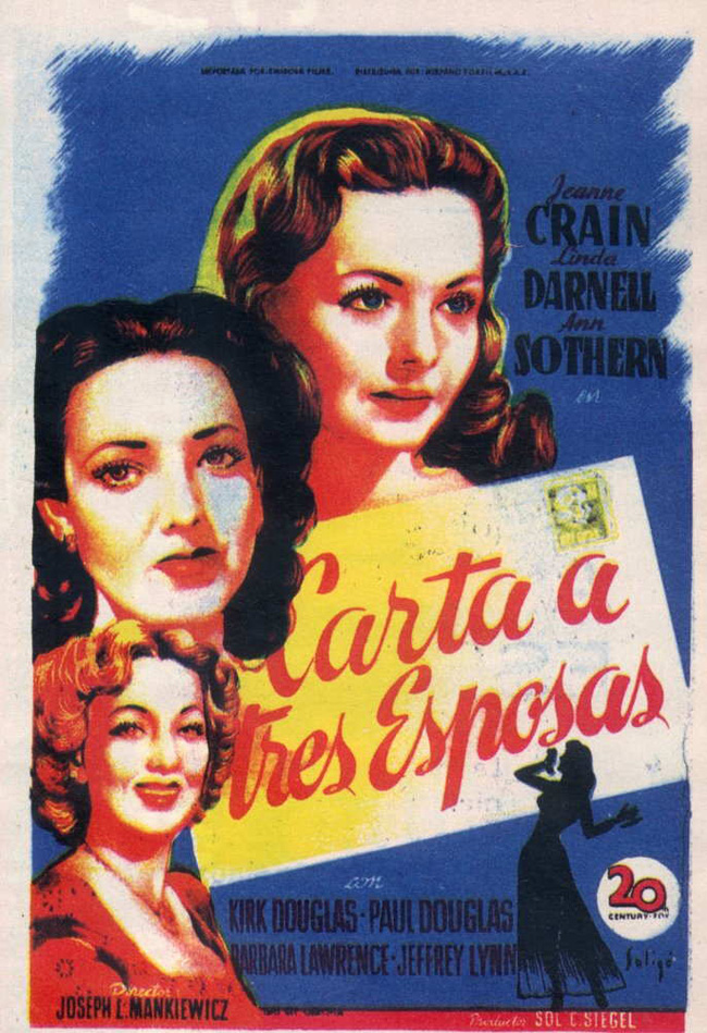 CARTA A TRES ESPOSAS - A Letter To Three Wives - 1949