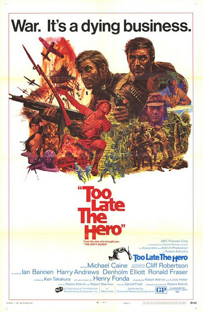 COMANDO EN EL MAR DE CHINA - Too Late the Hero - 1970