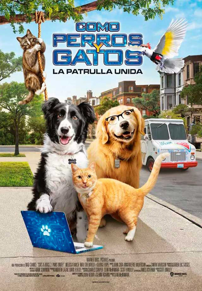 COMO PERROS Y GATOS 3, LA PATRULLA UNIDA - Cats & dogs 3, Paws unite - 2020