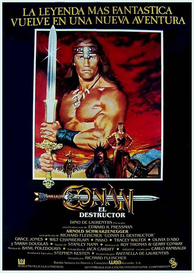 CONAN EL DESTRUCTOR - Conan the destroyer - 1984