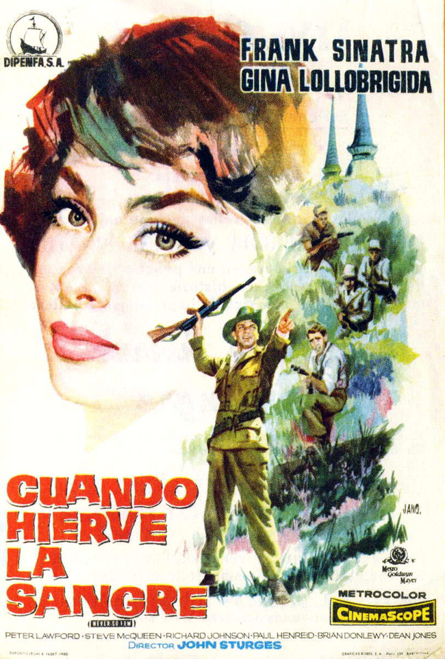 CUANDO HIERVE LA SANGRE - Never So Few - 1959