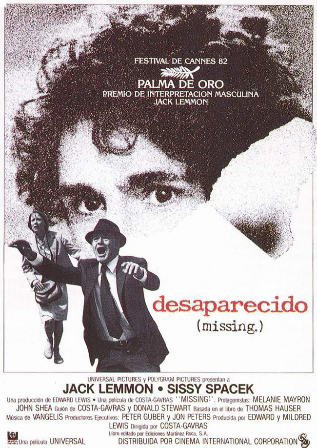 DESAPARECIDO - Missing - 1982