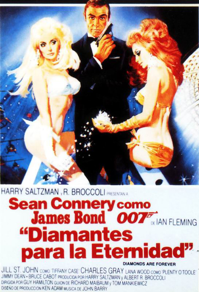 DIAMANTES PARA LA ETERNIDAD - Diamonds are forever - 1971