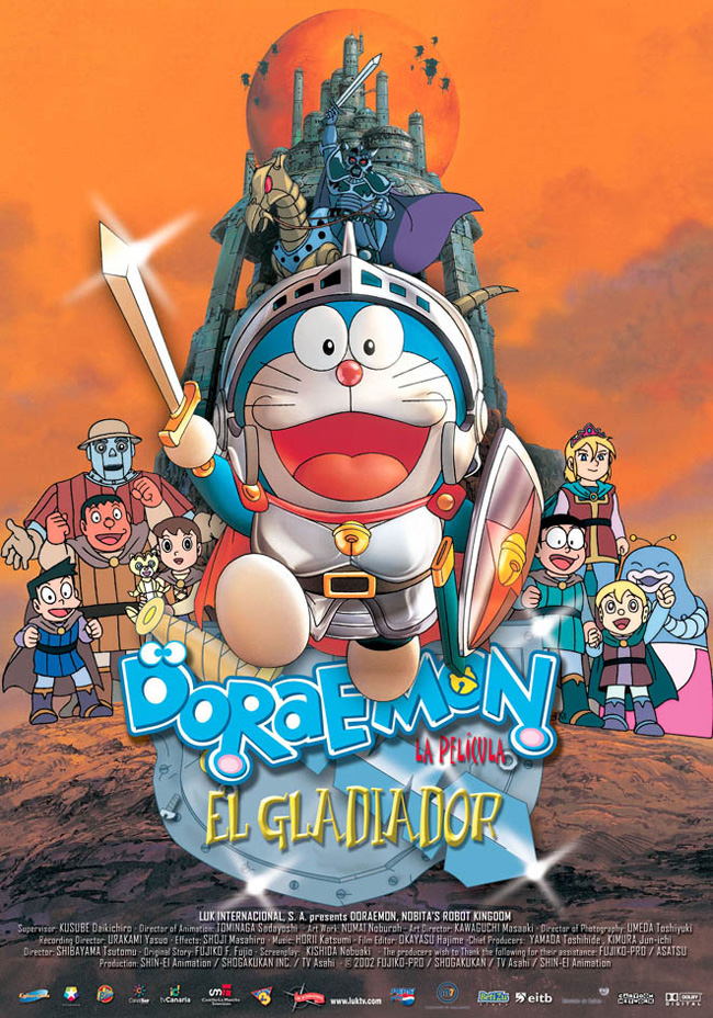 DORAEMON EL GLADIADOR - Doraemon Nobita´s Robot Kingdom - 2002