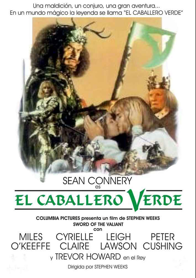 EL CABALLERO VERDE - Sword of the Valiant - 1982