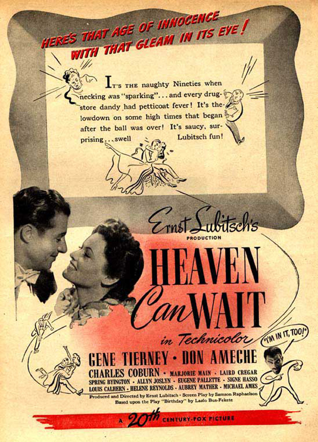 EL DIABLO DIJO NO _ Heaven Can Wait - 1943