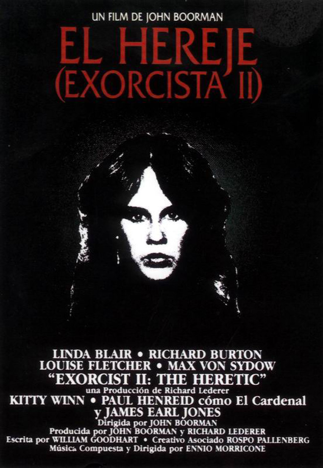 EL EXOSCISTA 2 - EL HEREJE - Exorcist II The heretic -  1977