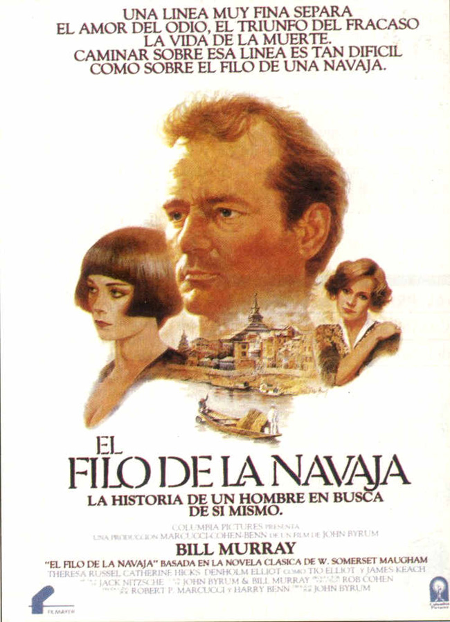 EL FILO DE LA NAVAJA - The Razor's Edge - 1984