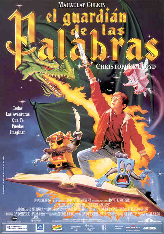 EL GUARDIAN DE LAS PALABRAS - The Pagemaster - 1994