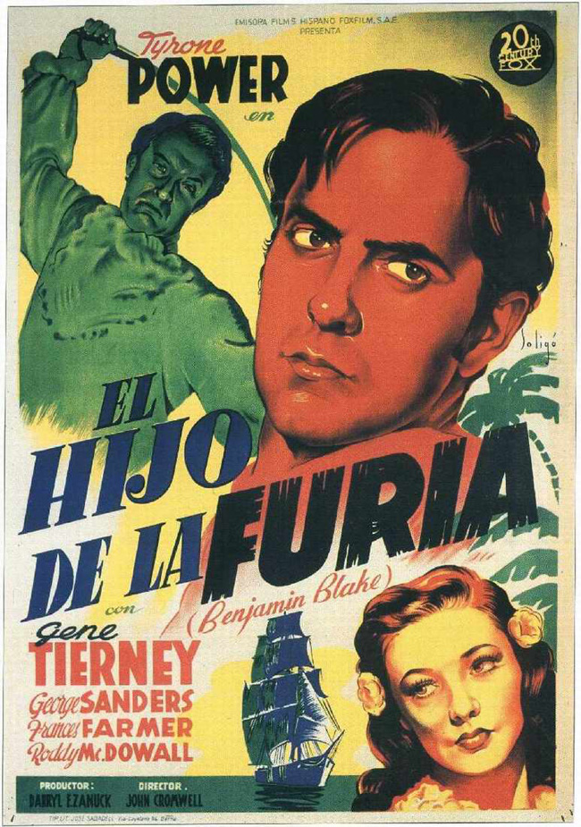 EL HIJO DE LA FURIA - Son of Fury - 1942