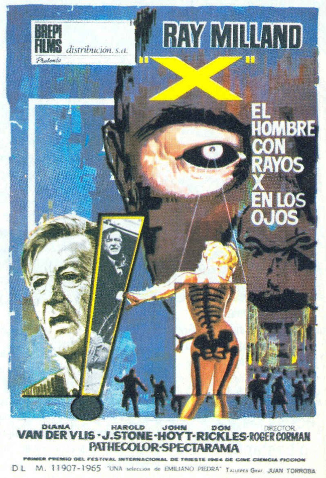 EL HOMBRE CON RAYOS X EN LOS OJOS - X - 1963