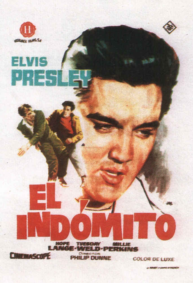 EL INDOMITO - Wild in the Country - 1961
