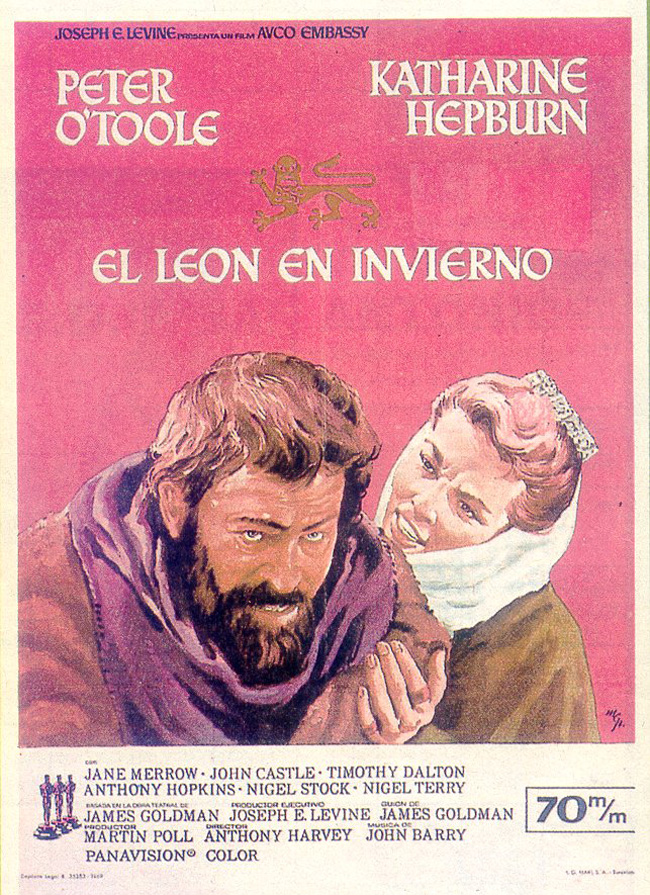 EL LEON EN INVIERNO - THE LION IN WINTER - 1969