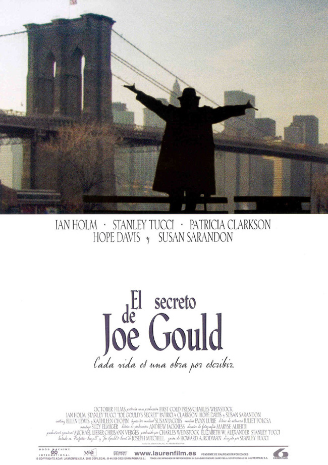 EL SECRETO DE JOE GOULD - Joe Gould´s Secret - 2000