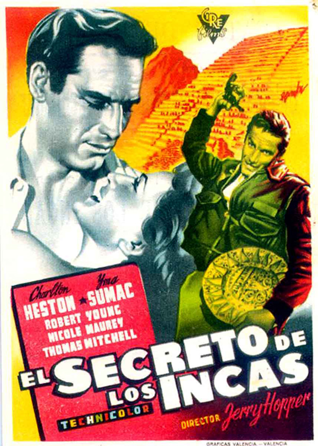 EL SECRETO DE LOS INCAS - The Secret of the Incas - 1954