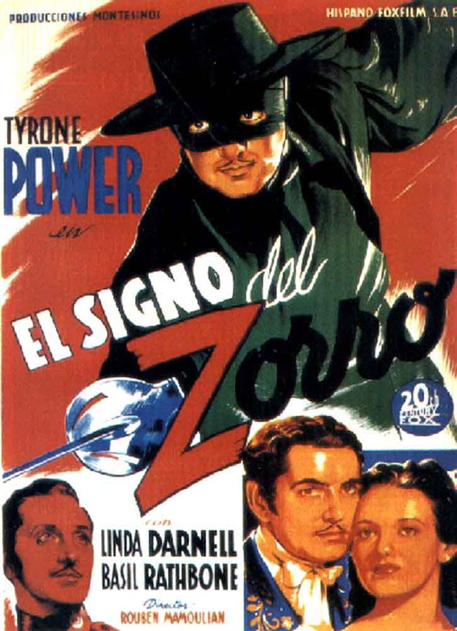 EL SIGNO DEL ZORRO - Tha Mark of Zorro - 1940