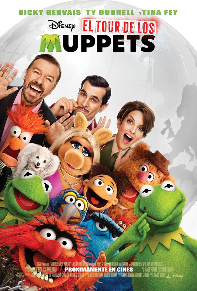 EL TOUR DE LOS MUPPETS - Muppets Most Wanted - 2014