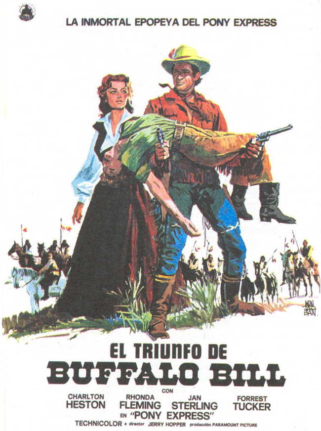 EL TRIUNFO DE BUFFALO BILL - Pony Express - 1953