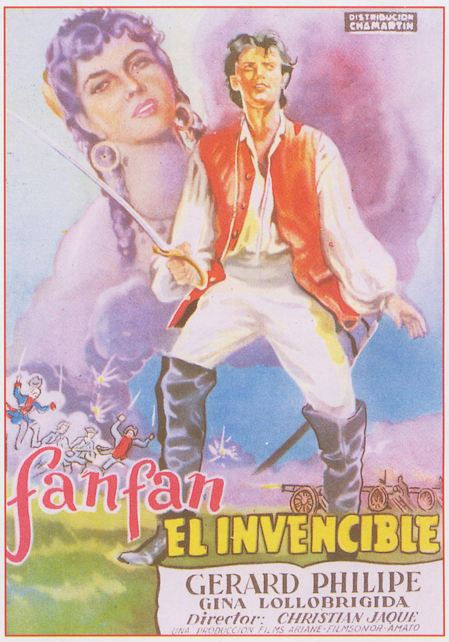 FANFAN EL INVENCIBLE - Fanfan la Tulipe - 1952
